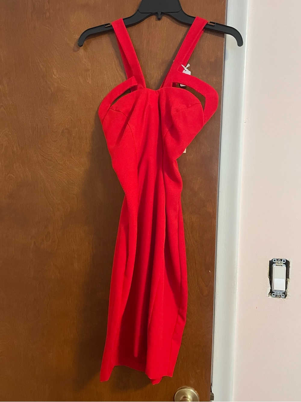 Roberta Red Halter Dress